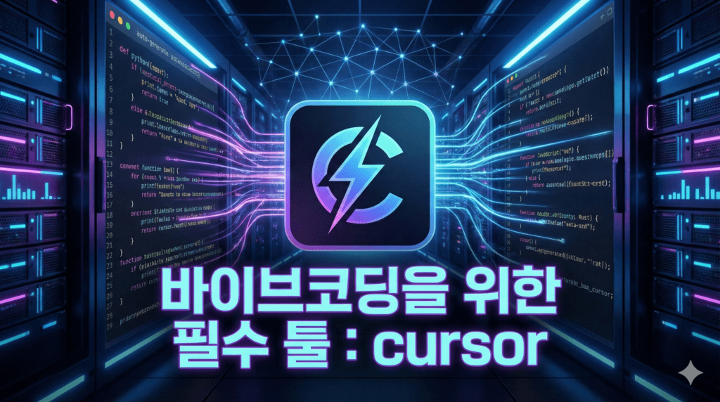 커서 AI (Cursor AI) 사용법을 보여주는 대표 이미지